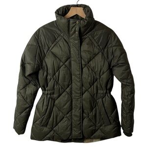 BARBOUR Women’s Size 4 Hoxa Quilted Jacket GREEN